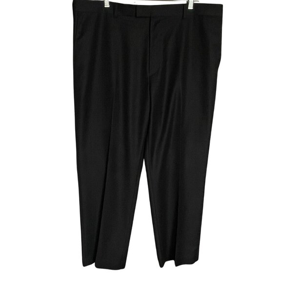 Perry Ellis Men's Portfolio Black Pinstripe Dress Pants Size 40X30 - Picture 1 of 10